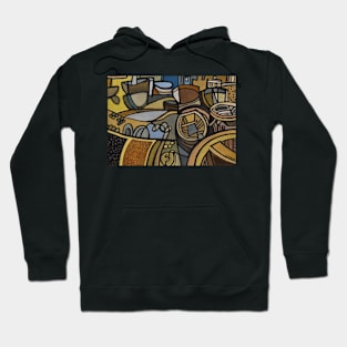 Abstract Dungeness Fishing Boats Hoodie